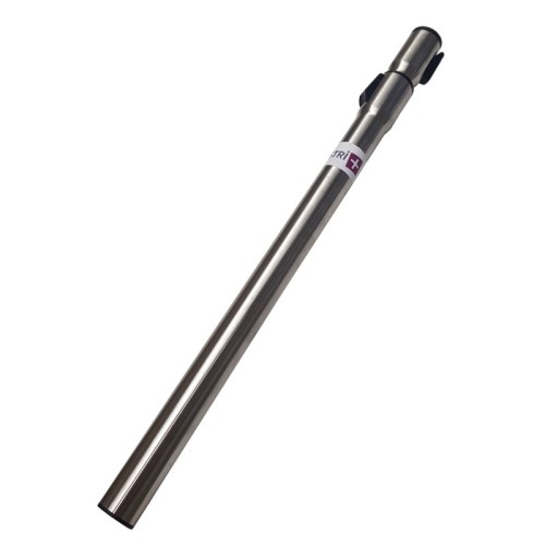 Tube télescopique métal en acier chromé pour aspirateur compatible avec Miele