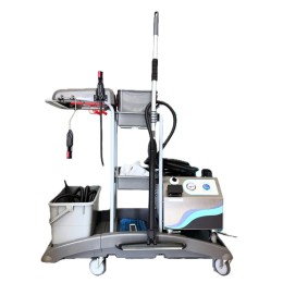 Kit Nettoyeur vapeur NVS C201A avec chariot de service professionnel