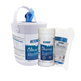 DETERQUAT AL Lingette désinfectante boite distributrice