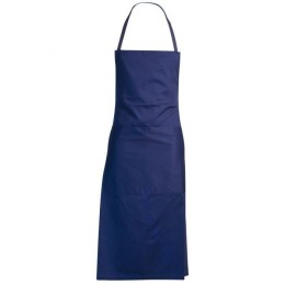 Tablier à bavette 100% coton PISE bleu marine ROBUR HYPRONET - 1