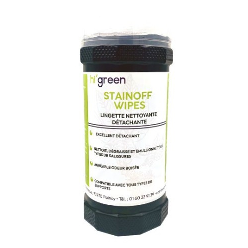Lingette nettoyante détachante STAINOFFWIPES