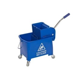 Seau de lavage compact avec presse BLEU