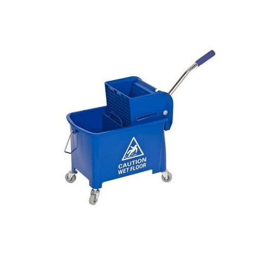 Seau de lavage compact avec presse BLEU