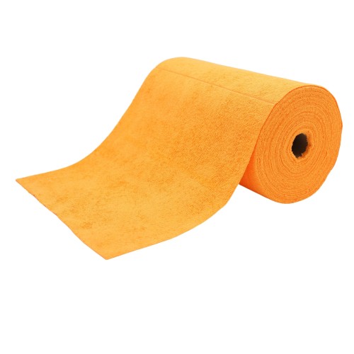 OEKO TEX Standard 100 Bobine microfibre orange 75 formats de 30 X 30 cm DEWITTE - 1