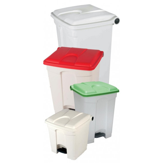 Poubelle 90l à pédale