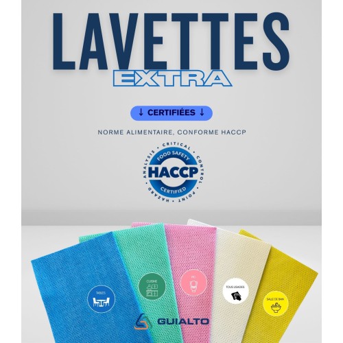 Lavette SUP'R EXTRA HACCP spéciale pour le nettoyage de surface alimentaire