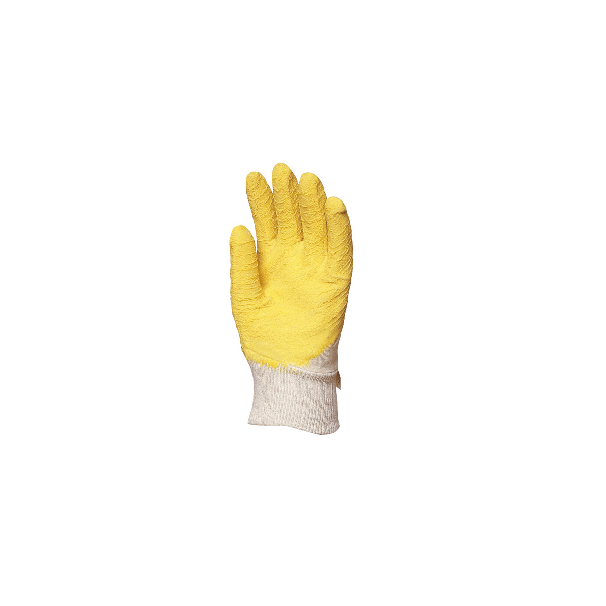 Gants de ménage jaunes en latex (sachet de 12)