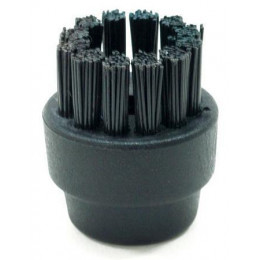 Brosse avec poils polyester noirs 30 mm