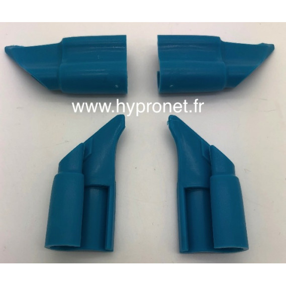 Embouts bleus pour barrette Liquidator 2.0 MOERMAN