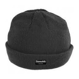 Bonnet Sailor Cap noir doublé Thinsulate