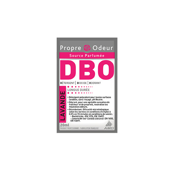 DBO Détergent Bactéricide Odorant en dose de 20ml