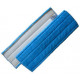 Frange microfibre Ultra bleue 40 cm velcro