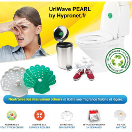 Pearl UriWave désodorisant efficace 3 à 4 semaines!