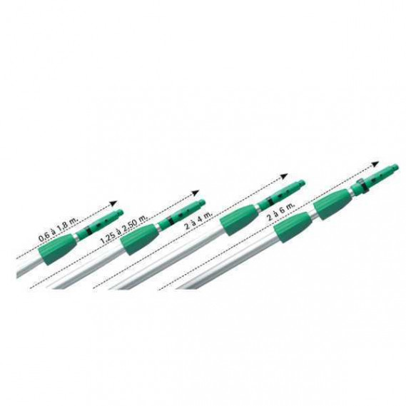 Tete de loup ronde 20 cm pour  perche Optiloc - UNGER