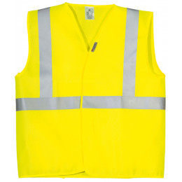 Gilet Haute Visibilité Eco jaune fluo