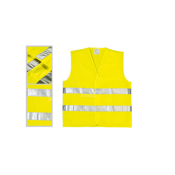 Gilet Haute Visibilité jaune fluo