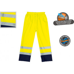 Pantalon Haute Visibilité Hi-Viz jaune/marine