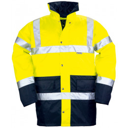 Parka Haute Visibilité HI-WAY jaune/marine