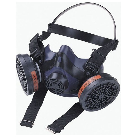 Demi-masque de protection respiratoire à large gamme de filtres