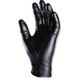 Gant nitrile noir non poudré AQL 1.5