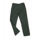Pantalon à zip 65% coton 35% polyester vert us