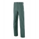 Pantalon 65% coton 35% polyester vert us