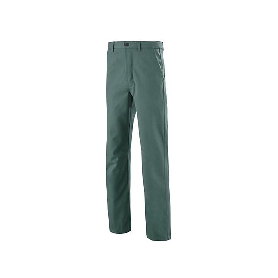 Pantalon 65% coton 35% polyester vert us