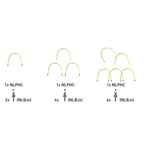 Kit de raccordement flexible/brosses nLite unger Kit de raccordement flexible/brosses nLite unger