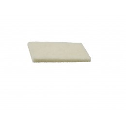 PAD abrasif blanc rectangulaire pour frottoir 250 x 120 mm