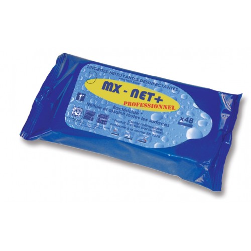 Lingettes MX-NET + nettoyante et désinfectante sachet souple Lamatex - 1