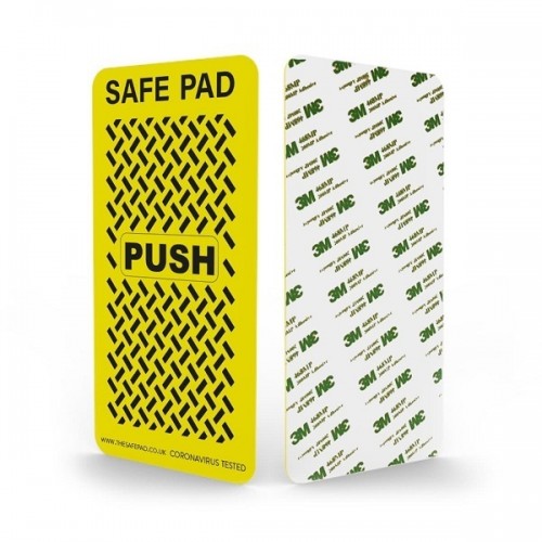 Safe Pad Poussez plaque adhésif virucide et bactéricide