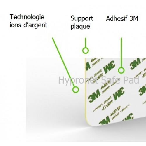 Safe Wrap adhésif virucide et bactéricide poignée fixe 160 mm