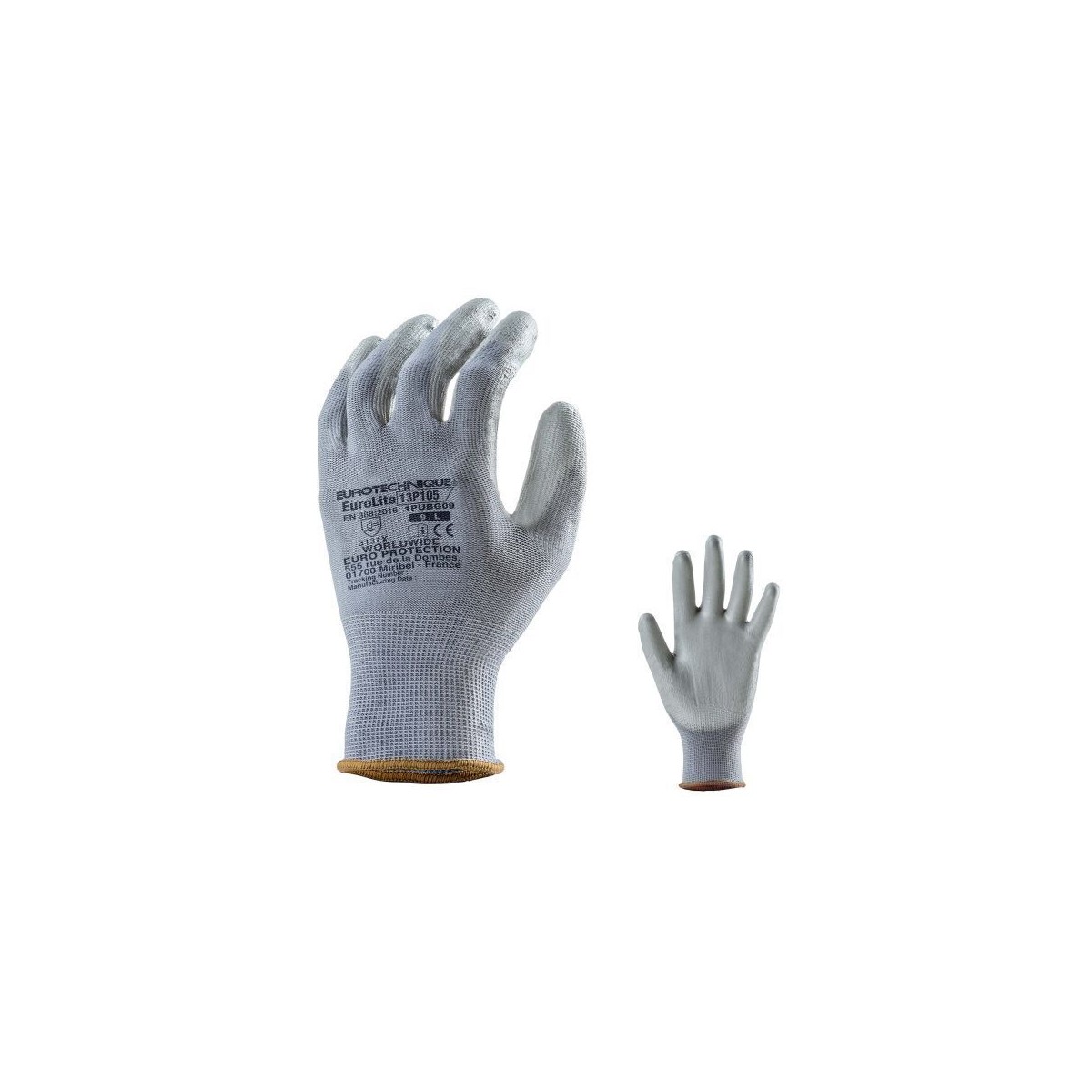 Gants travaux précision Eurolite 13P105 taille 9, 10 paires