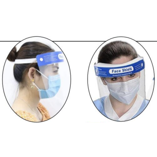 Visière bouclier facial translucide léger & confortable