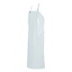 Tablier à bavette en PVC blanc protection projections