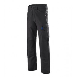 Pantalon Kross Line multipoches noir tissu 65% coton et 35% polyester