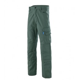 Pantalon Kross Line multi-poches VERT US tissu 65% coton et 35% polyester