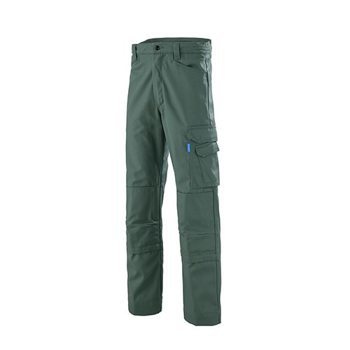 Pantalon Kross Line multipoches VERT US tissu 65% coton et 35% polyester