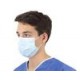 Masque médical KOLMI OP-R à élastiques EN 14683 Type IIR - bleu  - 2