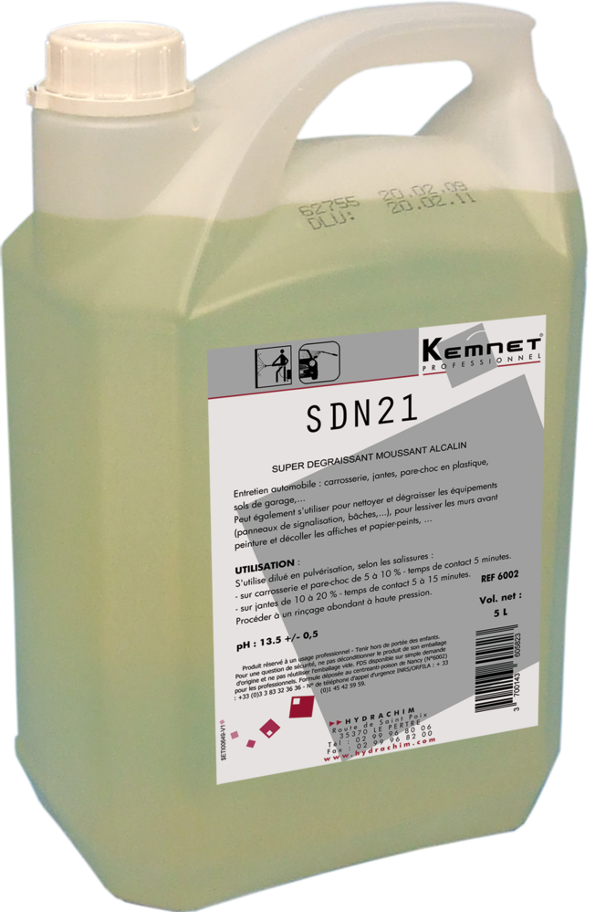 SDN 21 degraissant alimentaire solvant puissant