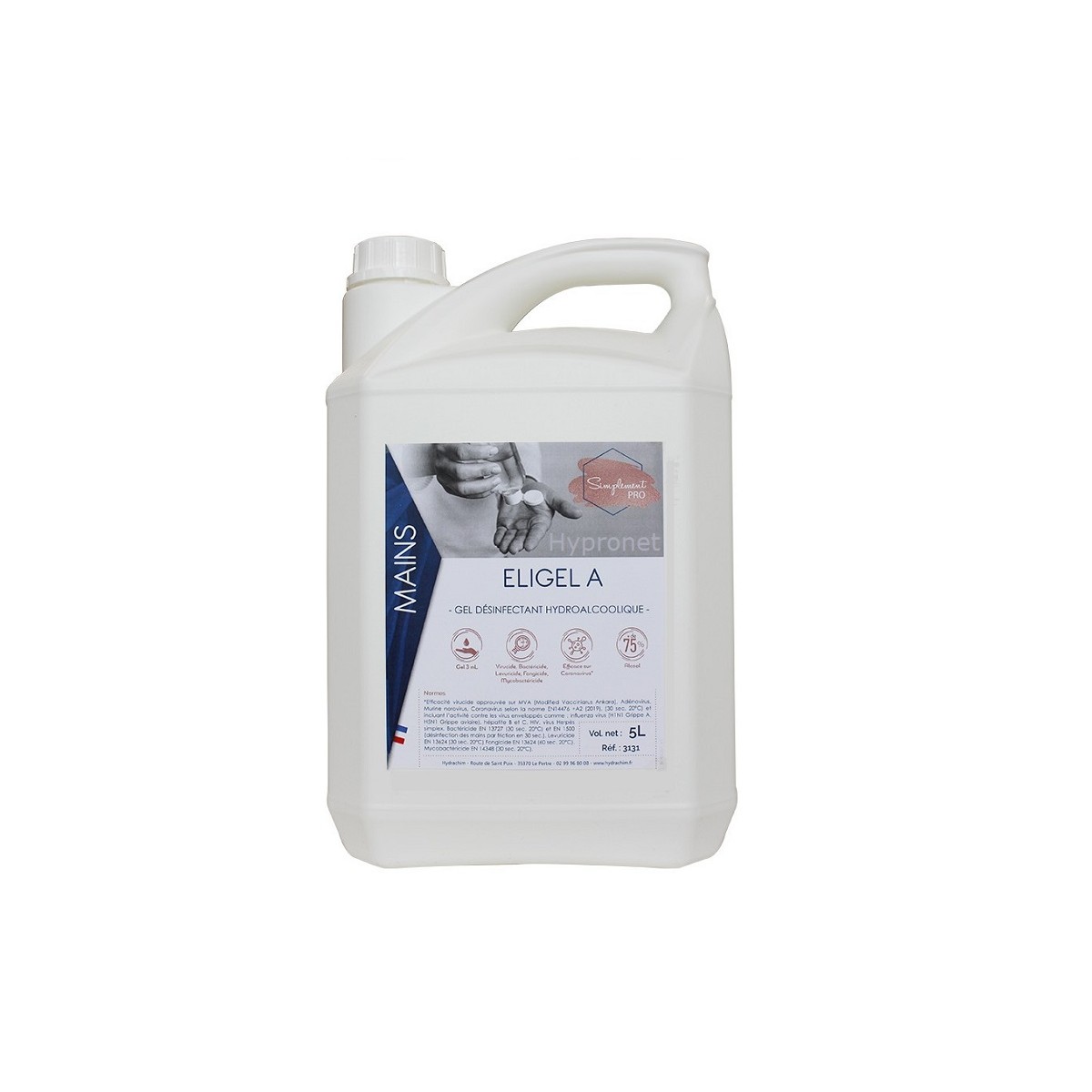 GEL HYDROALCOOLIQUE 5L