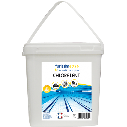 GALETS CHLORE LENT 250GR  5 KG Purissimeau