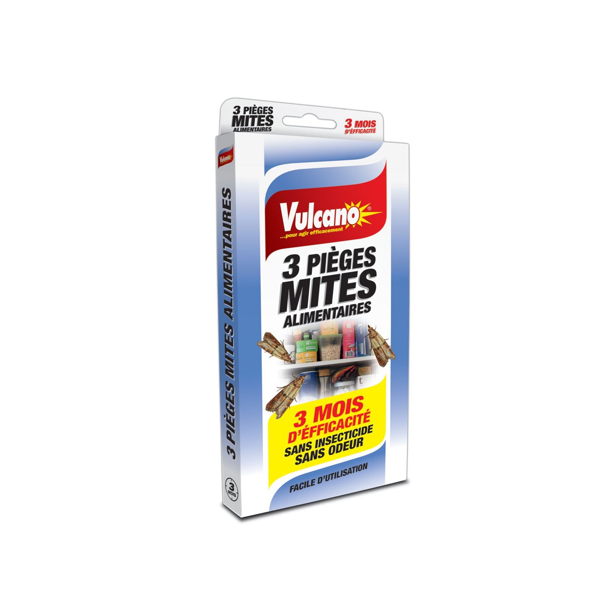 Pièges anti mites alimentaires collants Vulcano - Hypronet