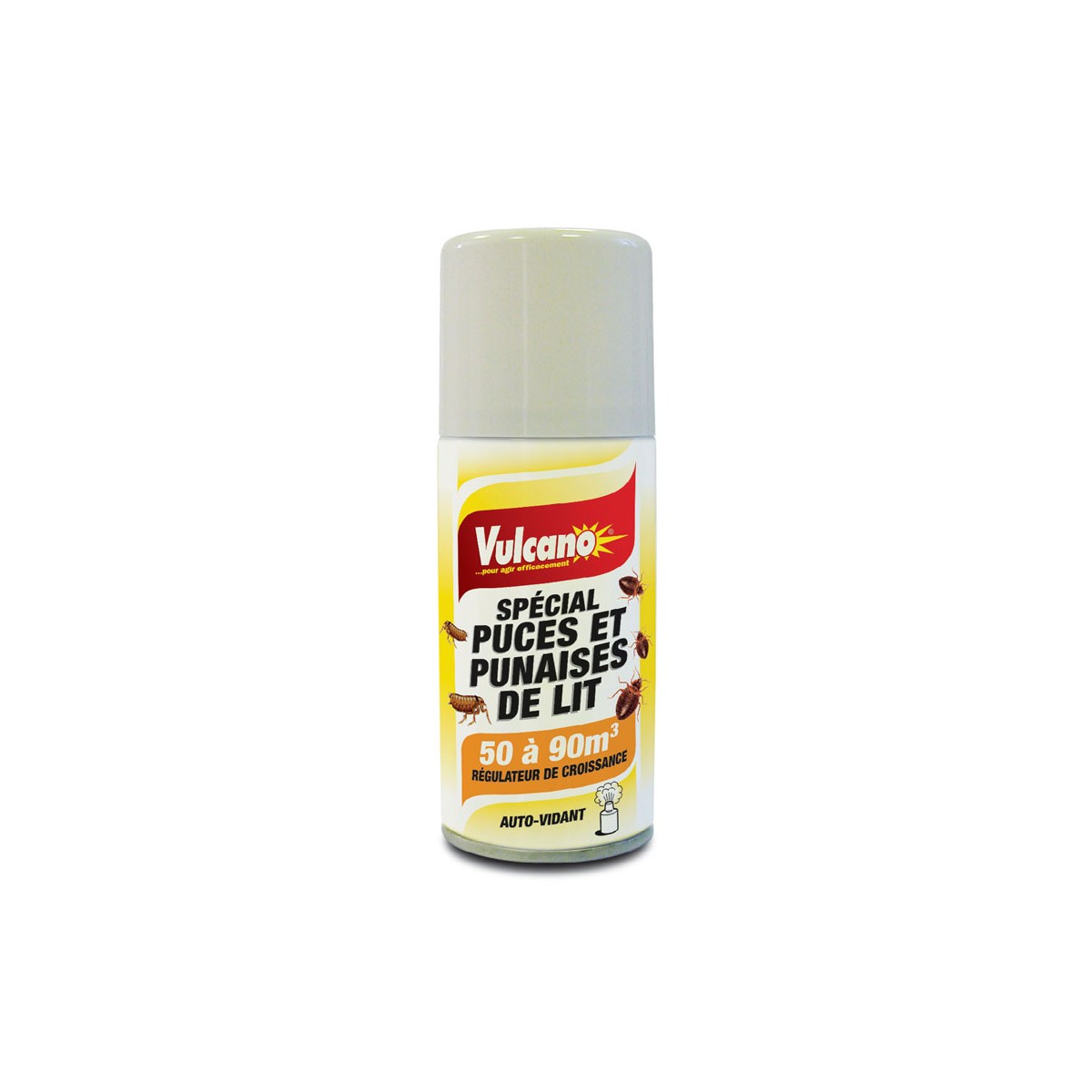 Insecticide puces et punaises de lit de 50 à 90m3 - Vulcano