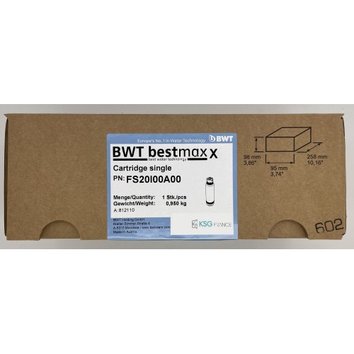 Cartouche filtrante Bestmax X