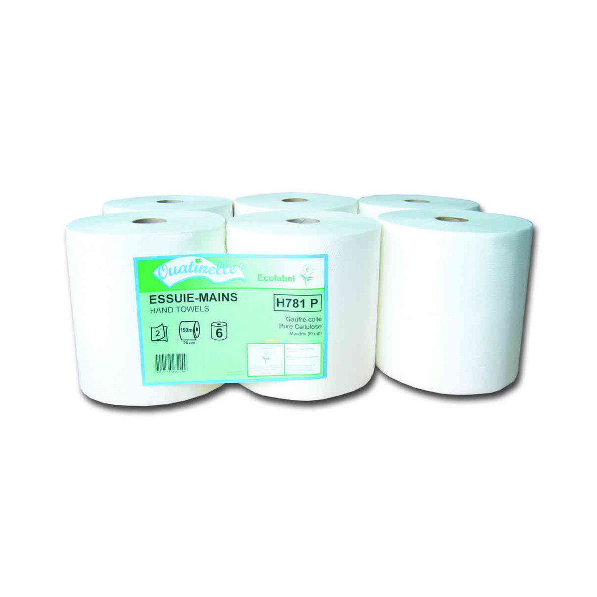 PAPIER TOILETTE STANDARD 2 PLIS - LOT DE 24 ROULEAUX, Matériel Sc