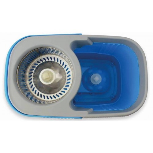 Turbo MOP PRO seau de lavage à essoreur centrifuge vue de dessus Turbo MOP PRO seau de lavage à essoreur centrifuge vue de dessus