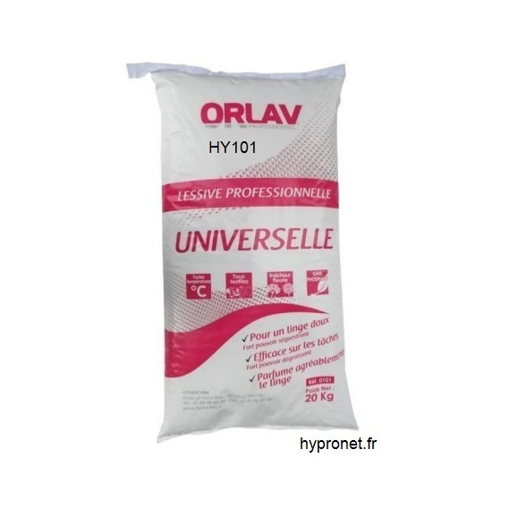 ORLAV lessive poudre blanc et couleur sac de 20 kg ORLAV lessive poudre blanc et couleur sac de 20 kg