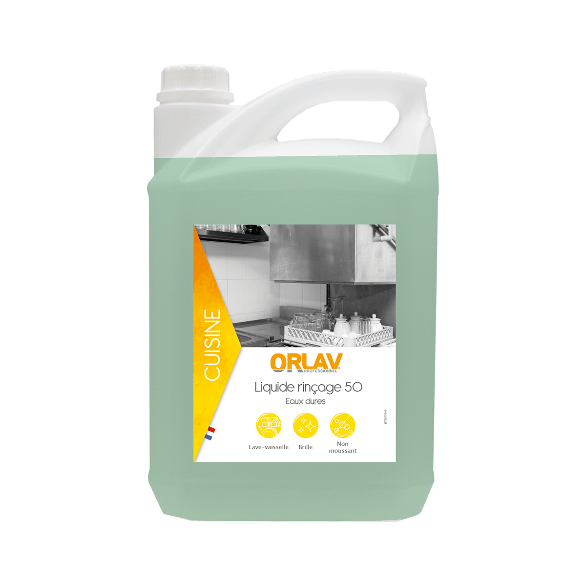 ORLAV liquide de rinçage lave vaisselle 5L