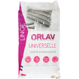 ORLAV lessive poudre blanc et couleur sac de 20 kg